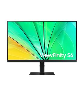 Monitor Profesional Samsung ViewFinity S6 S27D600EAU 27'  QHD  Regulable En Altura  Negro