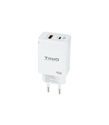 CARGADOR DE PARED TOOQ GAN USB C PD USB-A QC 45W