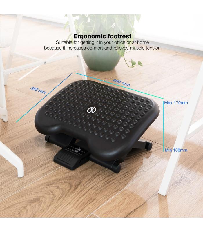 Reposapis Ajustable  Inclinable TooQ TQFR0603-B  460 X 340mm