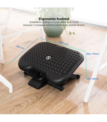 Reposapis Ajustable  Inclinable TooQ TQFR0603-B  460 X 340mm