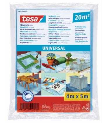 LONA PROTECTORA PLASTICO 20M2 UNIVERSAL TESA 56651-00002-02