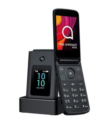 Telfono Mvil TCL One Touch 4043D para Personas Mayores/ 4G/ Gris Oscuro