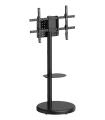 Soporte De Suelo Con Ruedas Aisens FT86TRE-303 Para TV De 37-86'/ Hasta 50kg