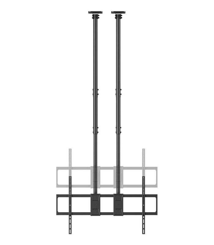 Soporte De Techo Inclinable  Giratorio  Nivelable Aisens CT120TLE-395 Para TV De 60-120'  Hasta 120kg