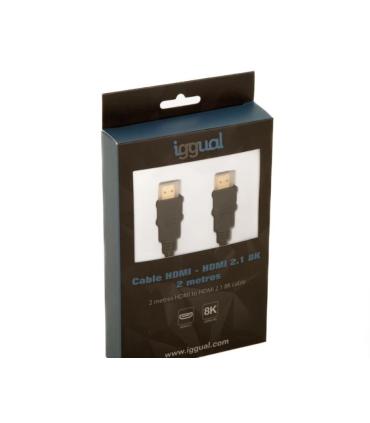 Iggual Cable HDMI - HDMI 2.1 8K@60hz 2 Metros