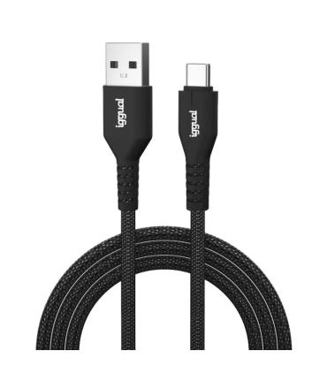 Iggual Cable USB-A A Tipo C 3A 100 Cm Trenzado