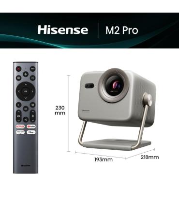PROYECTOR HISENSE M2PRO TRICOLOR 1300 LUMENES 4K SMART TV