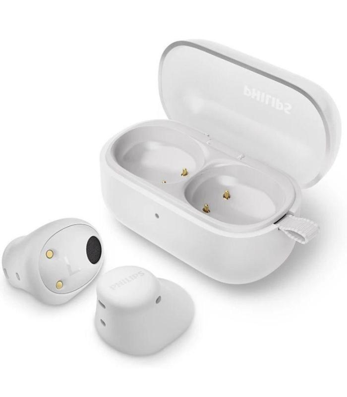Auriculares Bluetooth Philips TAT2149 con estuche de carga/ Autonoma 6h/ Blancos