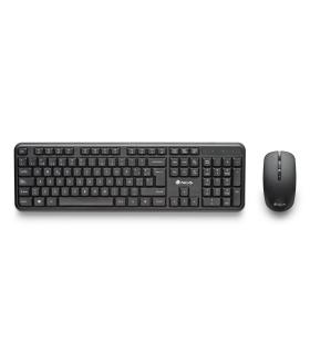 Teclado Y Ratn Inalmbricos NGS Serenity Kit  Negro
