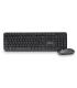 Teclado Y Ratn Inalmbricos NGS Serenity Kit  Negro