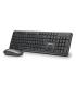 Teclado Y Ratn Inalmbricos NGS Serenity Kit  Negro