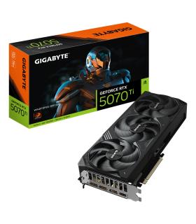 GIGABYTE GeForce RTX 5070 Ti WINDFORCE SFF 16G Tarjeta Grfica - 16GB GDDR7, 256bit, PCI-E 5.0, 2452 MHz Frecuencia Del Ncleo, 3 