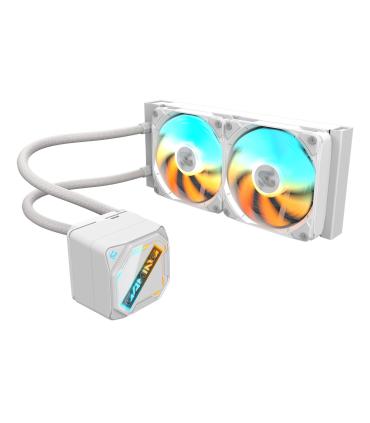 GIGABYTE GAMING 240 ICE Refrigeracin Lquida Para CPU - 2x120mm Ventiladores ARGB, Mecanismo De Enclavamiento Deslizante, DAISY-C