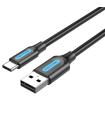 Cable USB 2.0 Tipo-C Vention COKBC/ USB Macho - USB Tipo-C Macho/ 480Mbps/ 25cm/ Gris