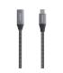 Cable Alargador USB 3.2 Aisens A107-0761  USB Tipo-C Macho - USB Tipo-C Hembra  Hasta 100W  20Gbps  1.5m  Gris