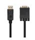 Cable Conversor Aisens A125-0462  DisplayPort Macho - VGA Macho  Hasta 5W  2300Mbps  3m  Negro