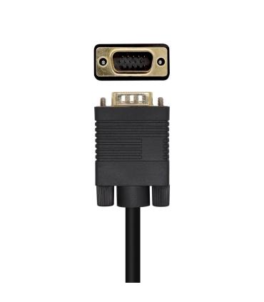 Cable Conversor Aisens A125-0462  DisplayPort Macho - VGA Macho  Hasta 5W  2300Mbps  3m  Negro