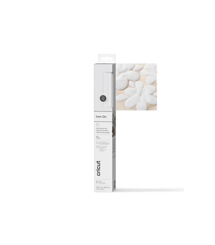 CRICUT PUFF IRON-ON WHITE 30X48CM