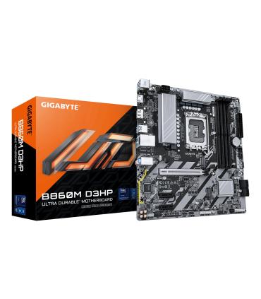 GIGABYTE B860M D3HP Placa Base - CPUs Intel Core Ultra, VRM De 4+1+2+1 Fases, Hasta 9066MHz DDR5, 2xPCIe 4.0 M.2, LAN GbE, USB 3