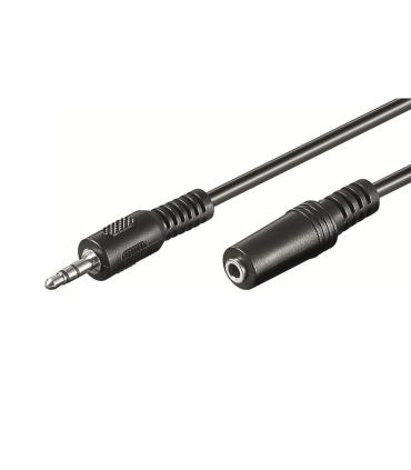 CABLE AUDIO ESTEREO EWENT JACK 3,5mm MACHO A 3,5mm HEMBRA 3m