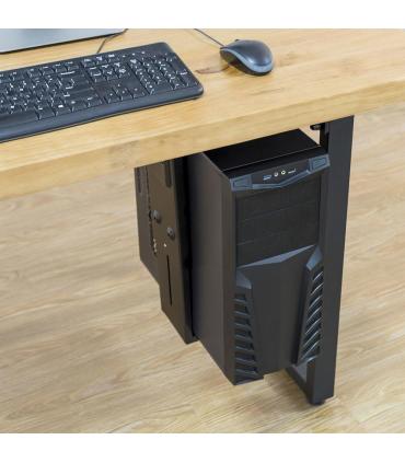 SOPORTE ORDENADOR EWENT COLGANTE BAJO MESA AJUSTABLE