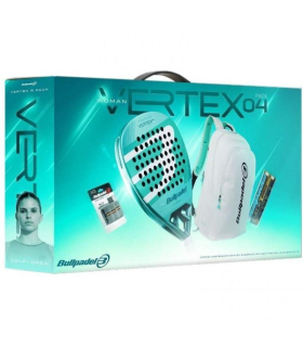 Pack Pala de Pdel Bullpadel Vertex 04 Pro Line W 2026/ Incluye 3 Accesorios