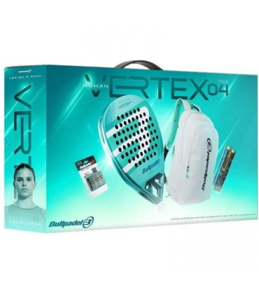 Pack Pala de Pdel Bullpadel Vertex 04 Pro Line W 2026/ Incluye 3 Accesorios