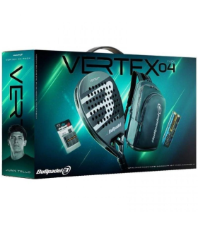 Pack Pala de Pdel Bullpadel Vertex 04 Comfort Pro Line 2026/ Incluye 3 Accesorios