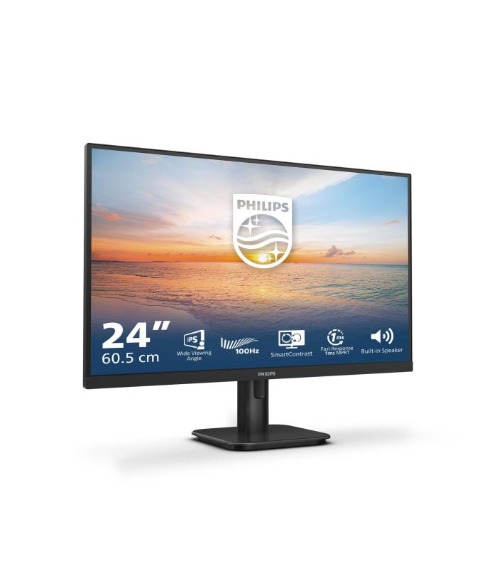 Monitor Profesional Philips 24E1N1200A 23.8'  Multimedia  Full HD  Negro