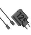 CARGADOR DE PARED MOTOROLA 125W GANFAST 1XUSB-C + CABLE