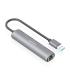 Hub USB Aisens ASUC-4P036-GR  2xUSB Tipo-C  1xUSB  1xRJ45  Gris