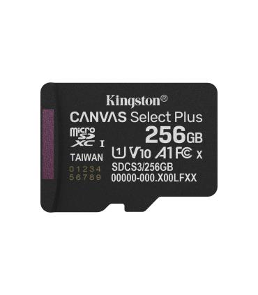 Tarjeta De Memoria Kingston CANVAS Select Plus 256GB MicroSD XC  Clase 10  150MBs