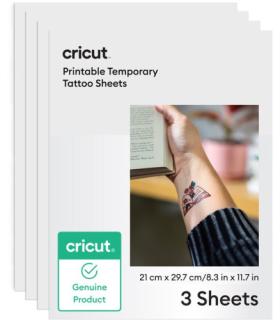 CRICUT PRINTABLE TATTOO PAPER A4 (3) TRANSPARENT