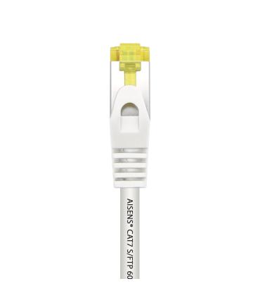 Cable De Red RJ45 SFTP Aisens A146-0488 Cat.7  25cm  Blanco