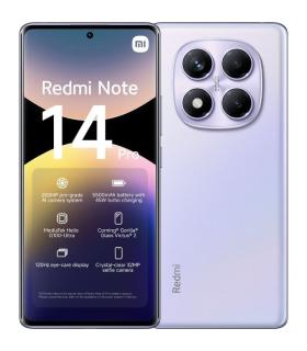 Smartphone Xiaomi Redmi Note 14 Pro 12GB/ 512GB/ 6.67\'/ Purpura
