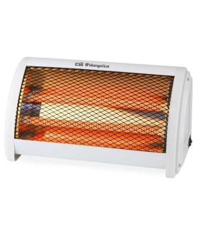 Estufa de Cuarzo de Pie Orbegozo BP 3200/ 2 niveles de potencia/ 500W-1000W