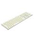 TECLADO COOLBOX INALAMBRICO ILUMINADO B431 RECARGABLE BT5.1 2.4G ALUMINIO BLANCO