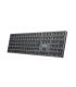 TECLADO COOLBOX INALAMBRICO ILUMINADO B431 RECARGABLE BT5.1 2.4G ALUMINIO NEGRO