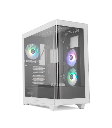 CAJA NOX HUMMER ETHER ATX SEMITORRE CRISTAL CURVO NEGRO-BLANCO