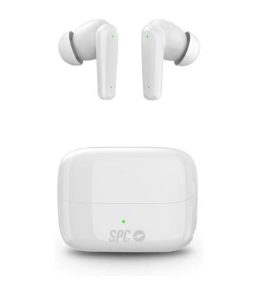 Auriculares Bluetooth SPC Ether 2 Pro con estuche de carga/ Autonoma 6.5h/ Blancos