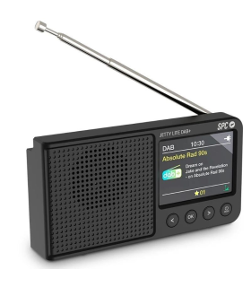 Radio Porttil SPC Jetty Lite Dab+/ Negra