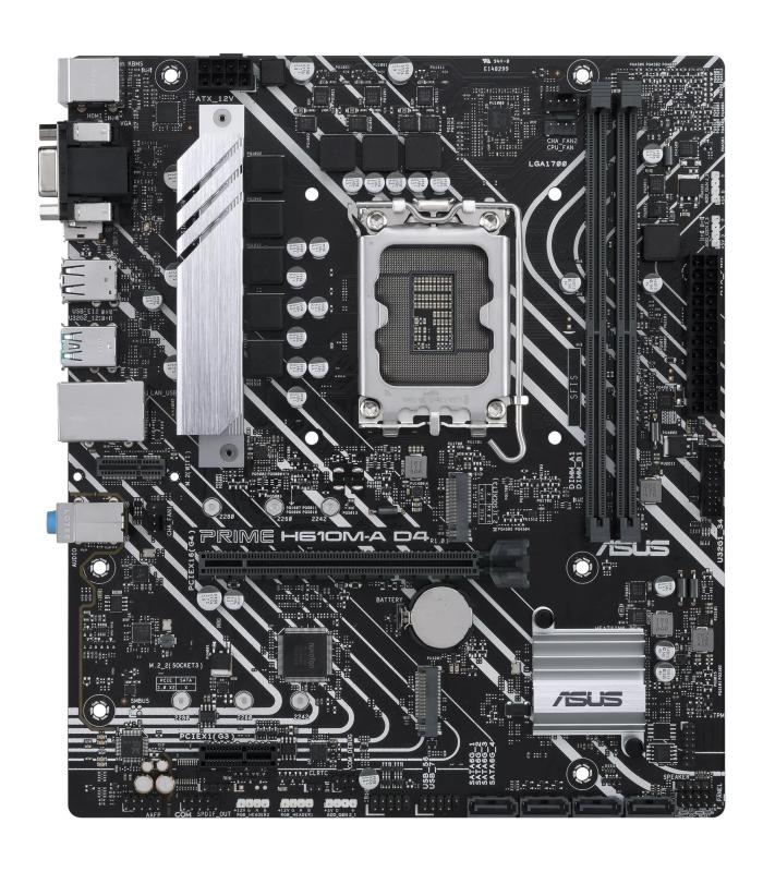 Placa Base Asus Prime H610M-A D4-CSM  Socket 1700  DDR4  PCIe 4.0  Micro ATX