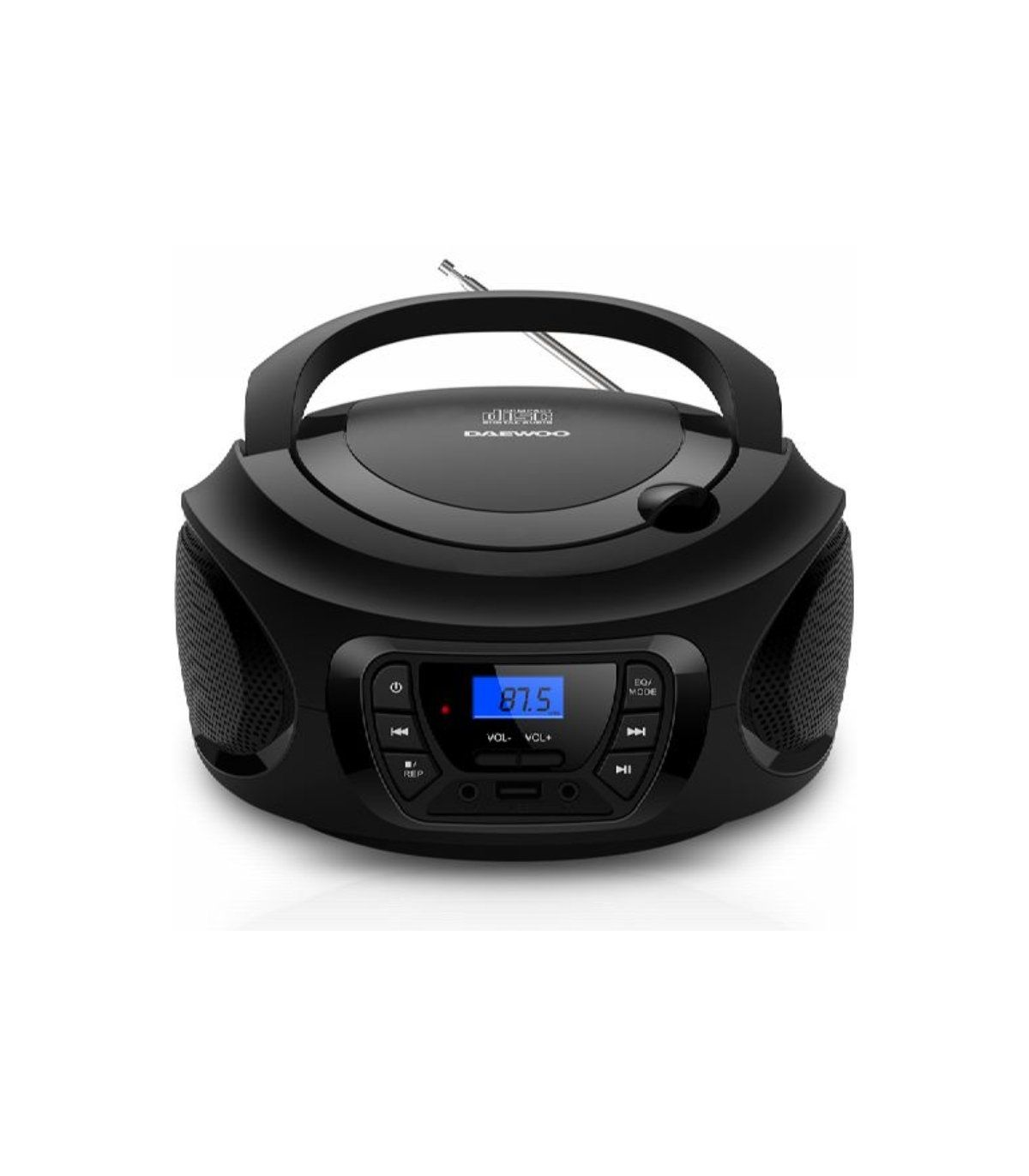 Radio CD Daewoo DW3011/ 4W/ Negro