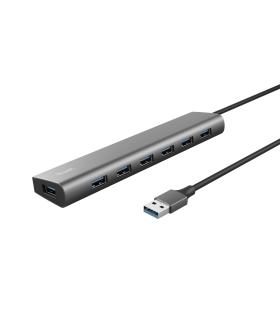Hub USB 3.2 Gen1 Trust Halyx  7xUSB  1xUSB-C
