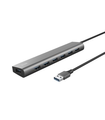 Hub USB 3.2 Gen1 Trust Halyx  7xUSB  1xUSB-C