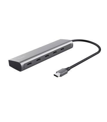 Hub USB Tipo-C Trust Halyx  4xUSB Tipo-C  1xUSB Tipo-C PD