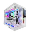 Caja Gaming Semitorre Mars Gaming MC-MIRAGE/ Blanca
