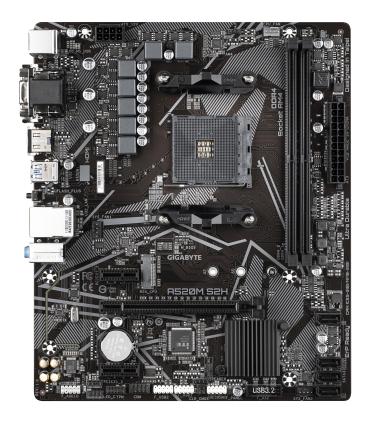 Placa Base Gigabyte A520M S2H Socket AM4  Micro ATX