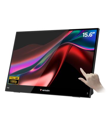 Monitor Porttil Tctil Verbatim Touch Light 15.6'  Full HD  Multimedia  Negro