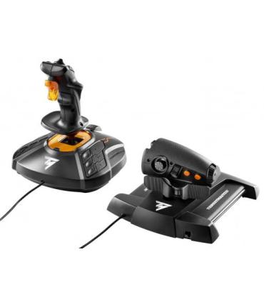 Thrustmaster T.16000M FCS Hotas Palanca De Mando Mac,PC Analgico Digital USB Negro, Naranja
